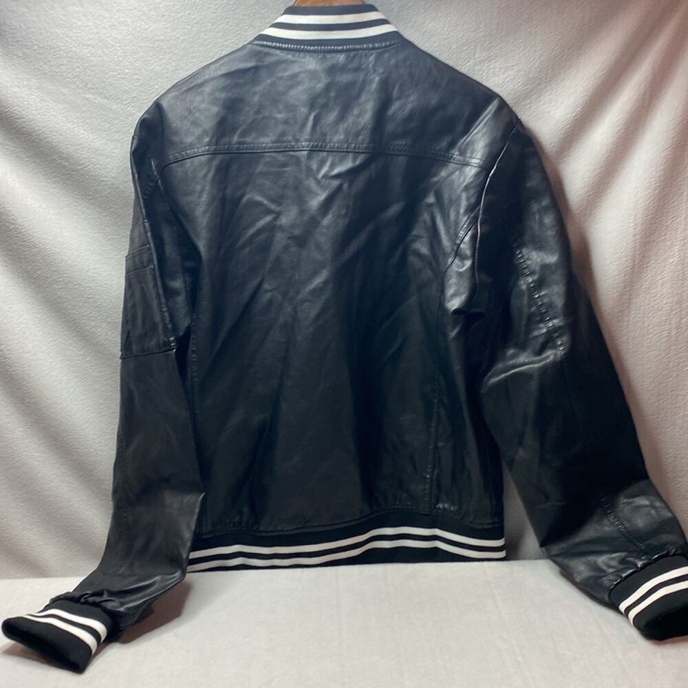 Fried Black Button Front Jacket Size Large - image 4